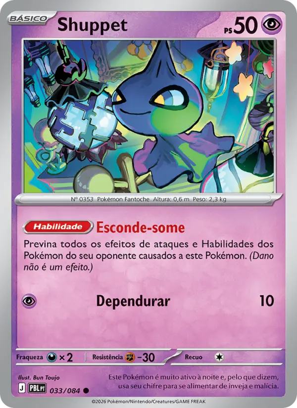 Shuppet 033/084 - Escuridão Absoluta
