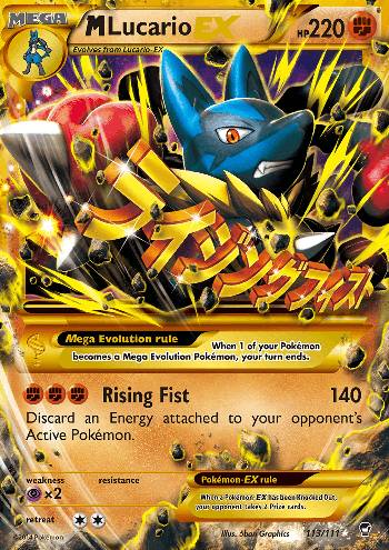 M Lucario-EX (113/111)