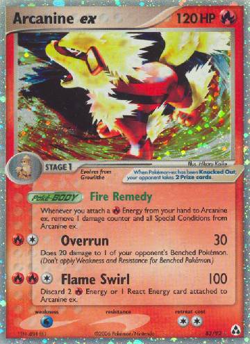 Arcanine ex (83/92)
