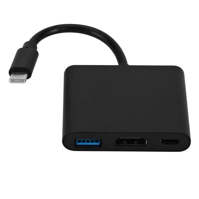 Adaptador Usb 3.1 Tipo-C Para hub HDMI Usb 3 - 4k