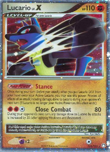 Lucario LV.X (122/123)