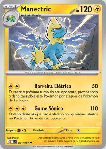 Manectric — Escuridão Absoluta 024/084 (Reverse Holo)