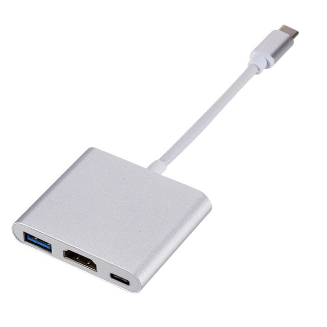 Adaptador Usb 3.1 Tipo-C Para hub HDMI Usb 3 - 4k
