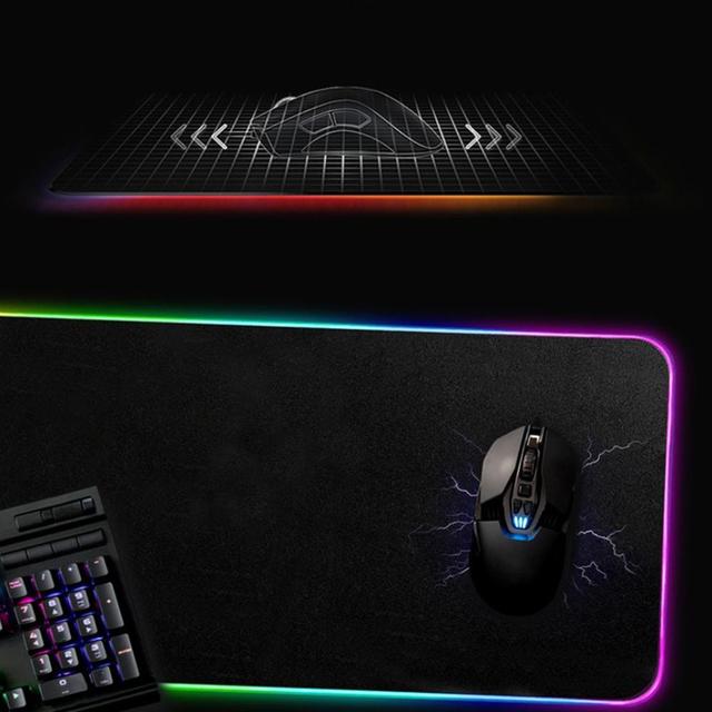 Mousepad Gamer Led RGB 7 cores
