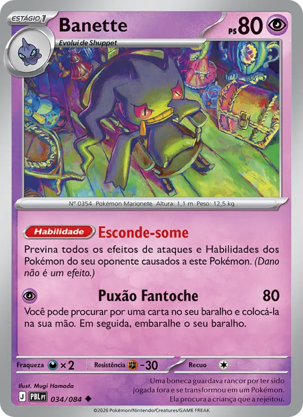 Banette 034/084 - Escuridão Absoluta (PT)