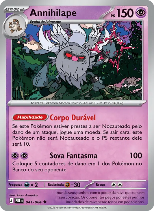 Annihilape 041/084 - Escuridão Absoluta (PT)