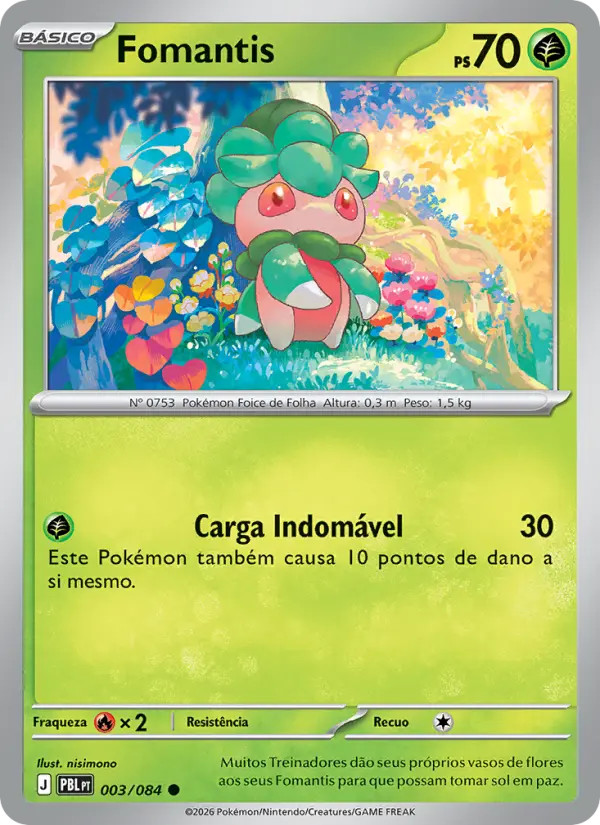 Fomantis 003/084 - Escuridão Absoluta