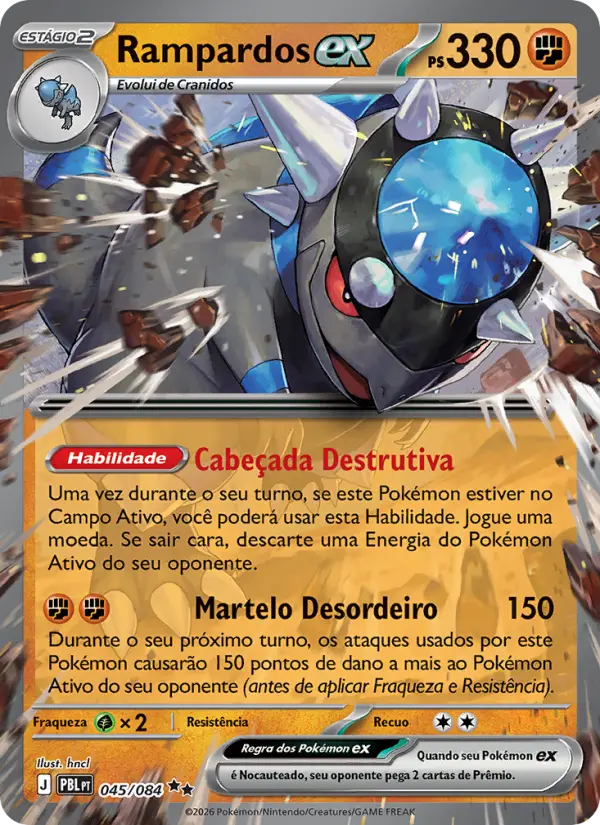 Rampardos ex 045/084 - Escuridão Absoluta