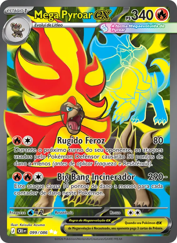 Mega Pyroar ex 099/086