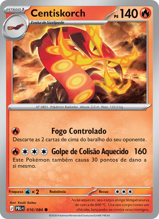 Centiskorch 010/084 - Escuridão Absoluta (PT)