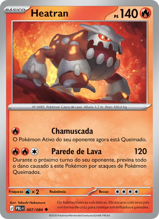 Heatran 007/084 - Escuridão Absoluta (PT)