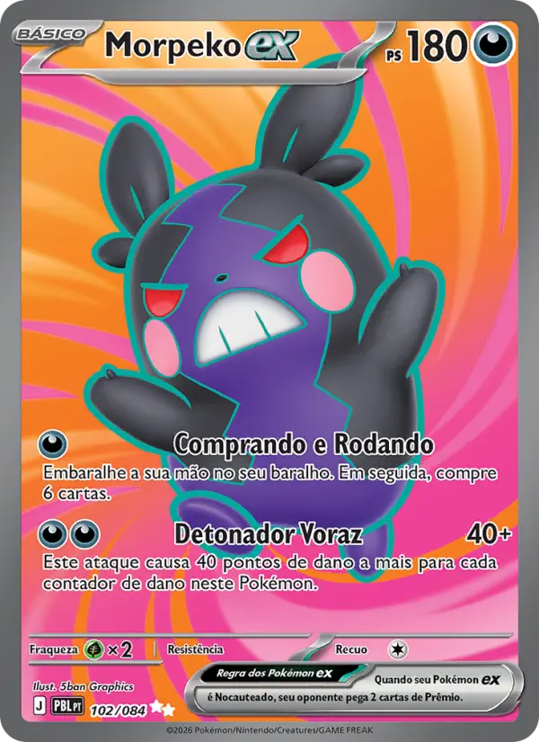 Morpeko ex 102/084 - Escuridão Absoluta
