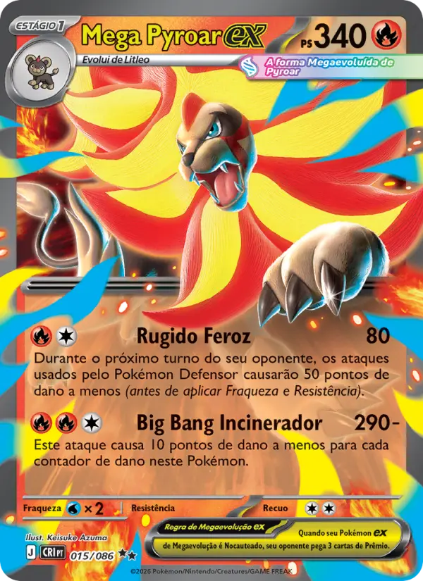Mega Pyroar ex 015/086