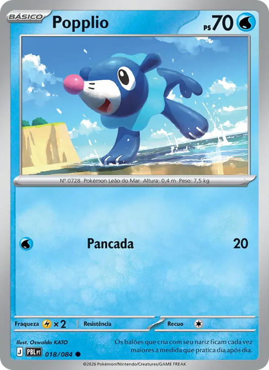 Popplio 018/084 - Escuridão Absoluta (PT)