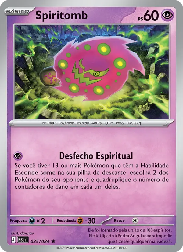 Spiritomb 035/084 - Escuridão Absoluta