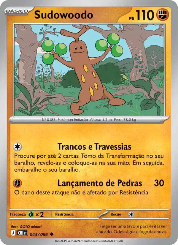 Sudowoodo 043/086