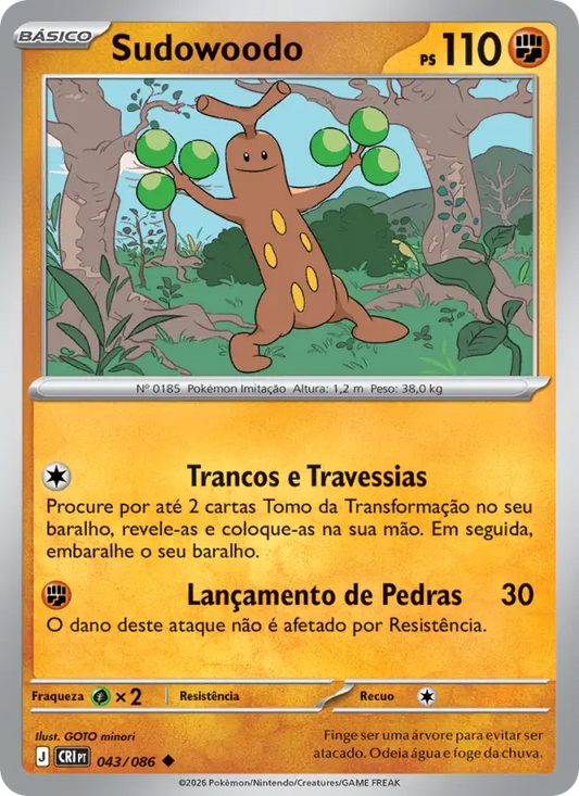 Sudowoodo 043/086