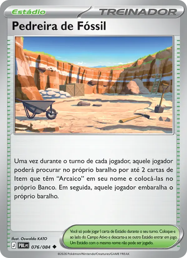 Pedreira de Fóssil 076/084 - Escuridão Absoluta (PT)