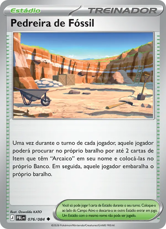 Pedreira de Fóssil 076/084 - Escuridão Absoluta (PT)