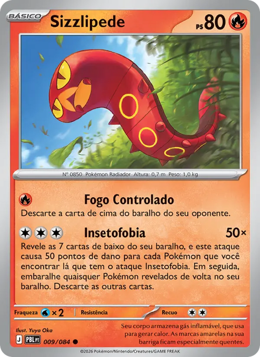 Sizzlipede 009/084 - Escuridão Absoluta (PT)
