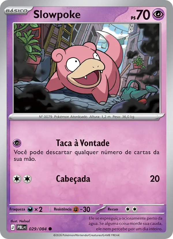 Slowpoke 029/084 - Escuridão Absoluta (PT)