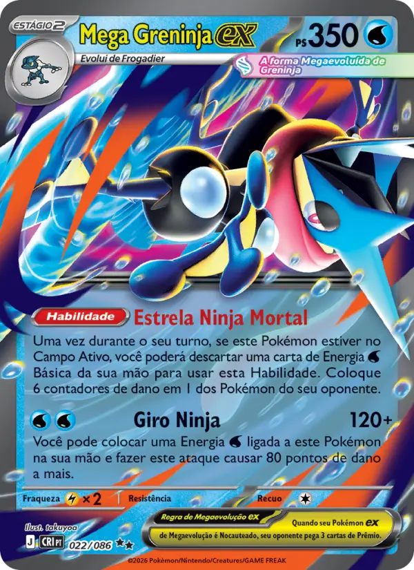 Mega Greninja ex 022/086