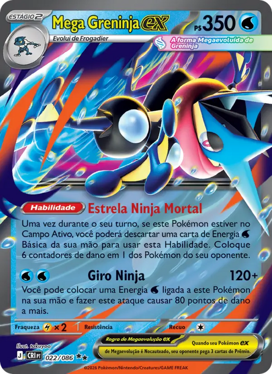 Mega Greninja ex 022/086