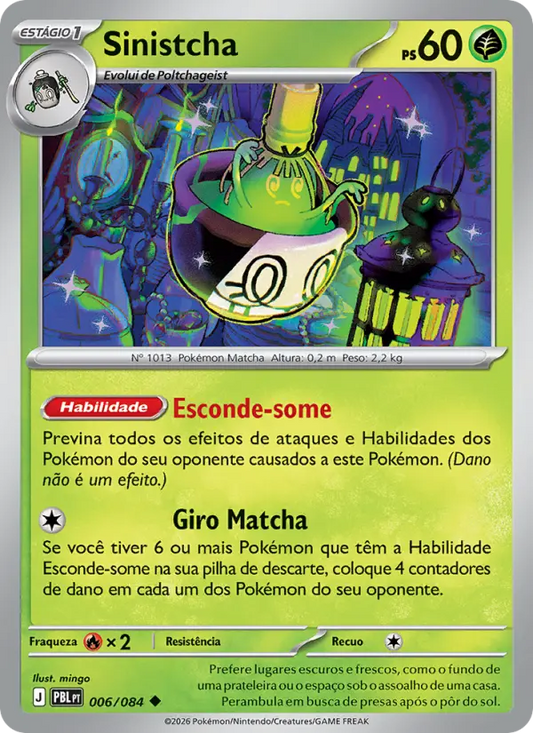 Sinistcha 006/084 - Escuridão Absoluta (PT)