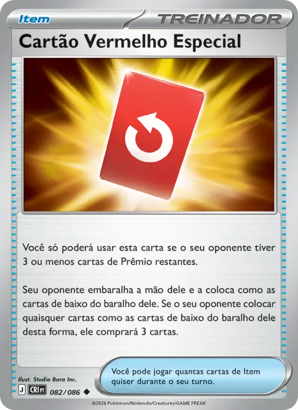 Cartão Vermelho Especial 082/086