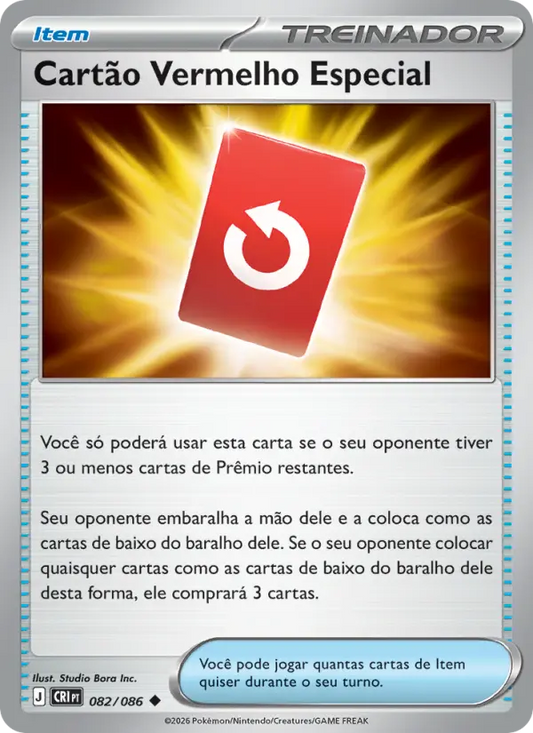 Cartão Vermelho Especial 082/086