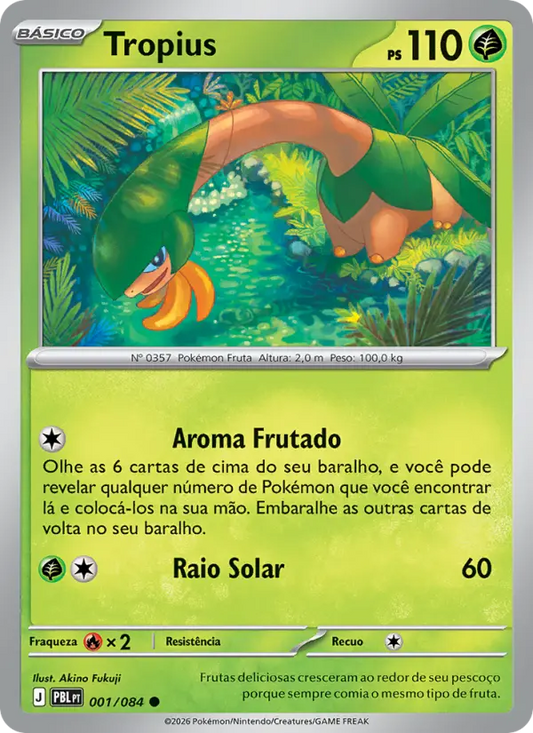 Tropius 001/084 - Escuridão Absoluta (PT)