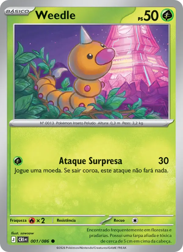 Weedle 001/086