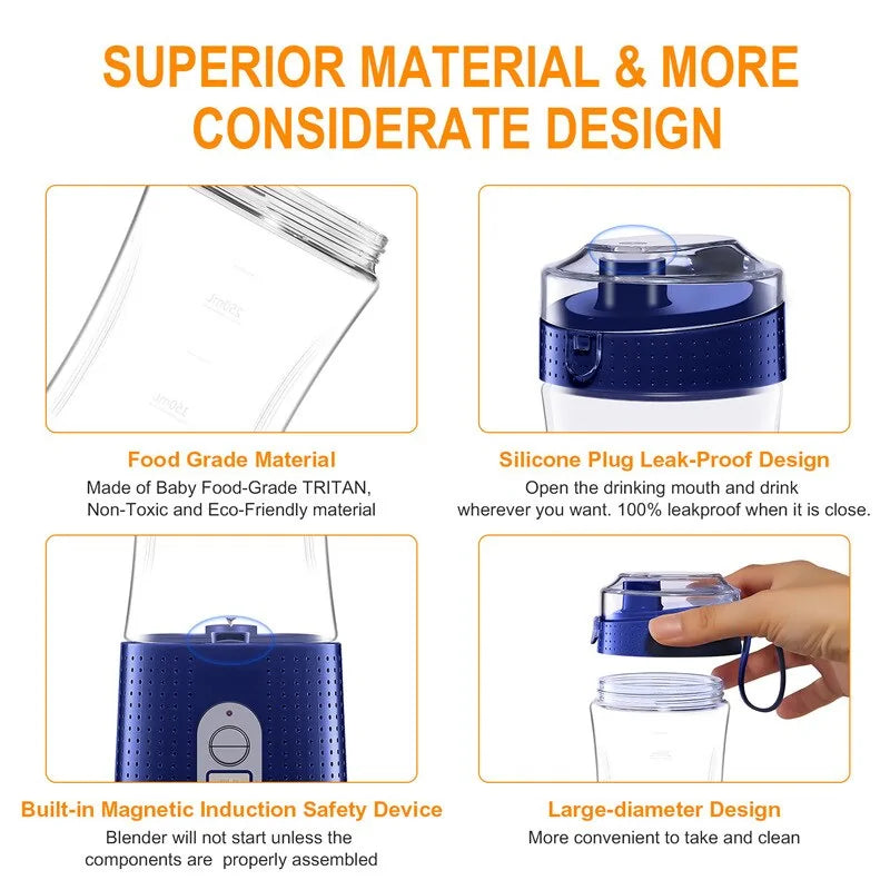 Liquidificador Portátil - Portable Blender