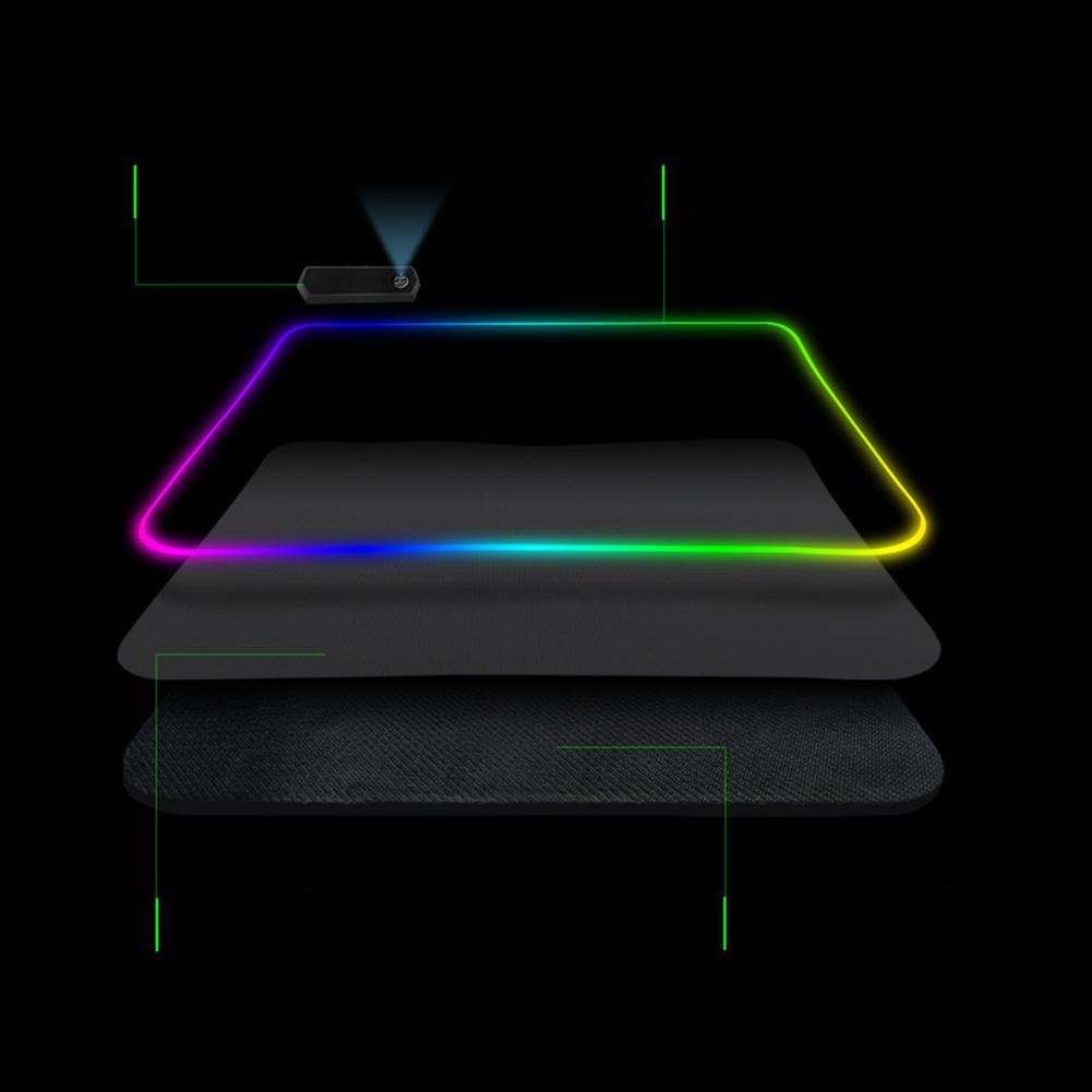 Mousepad Gamer Led RGB 7 cores