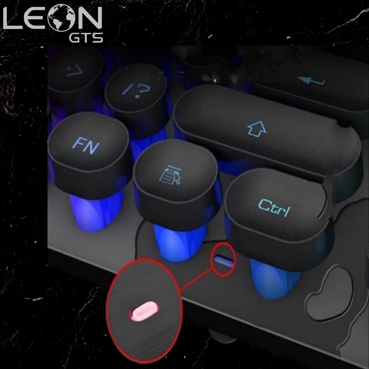 Teclado Gamer TEC-800 com LED RGB