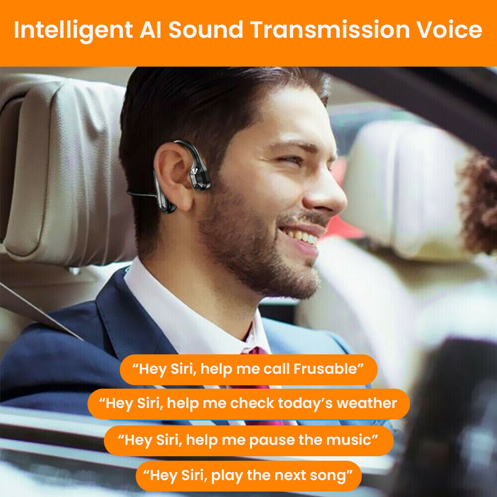 Fone De Ouvido Bluetooth Sem Fio Com Orelha Suspensa