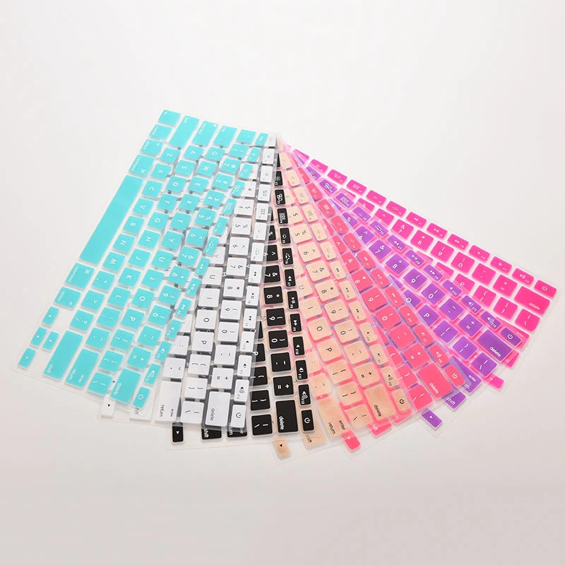 Capa Protetora Teclado Silicone Macbook Pro 13, 15, 17 Air 13