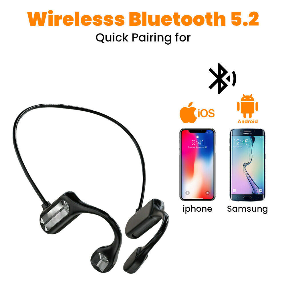 Fone De Ouvido Bluetooth Sem Fio Com Orelha Suspensa