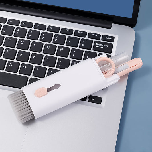 Kit Escova Limpeza Notebook Celular Teclado Fone Pc 7 Em 1