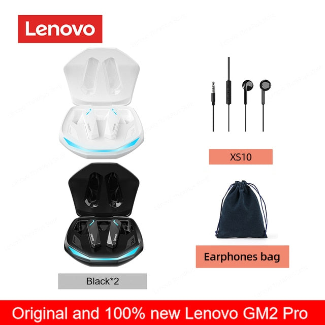 Fone de Ouvido Lenovo Gm2 Pro Gamer Music Bluetooth 5.3