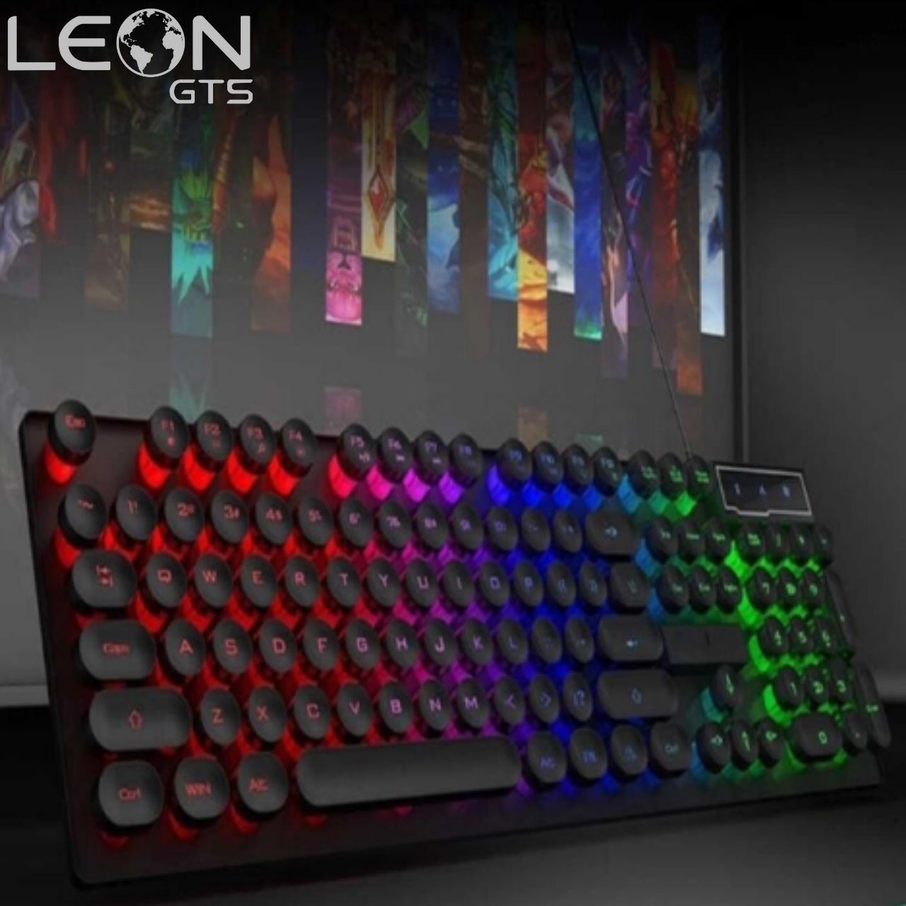 Teclado Gamer TEC-800 com LED RGB