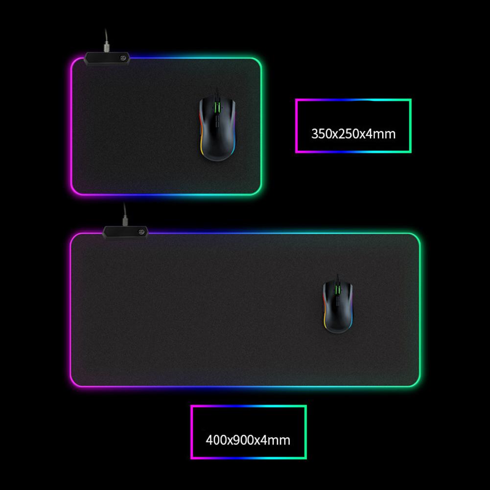 Mousepad Gamer Led RGB 7 cores