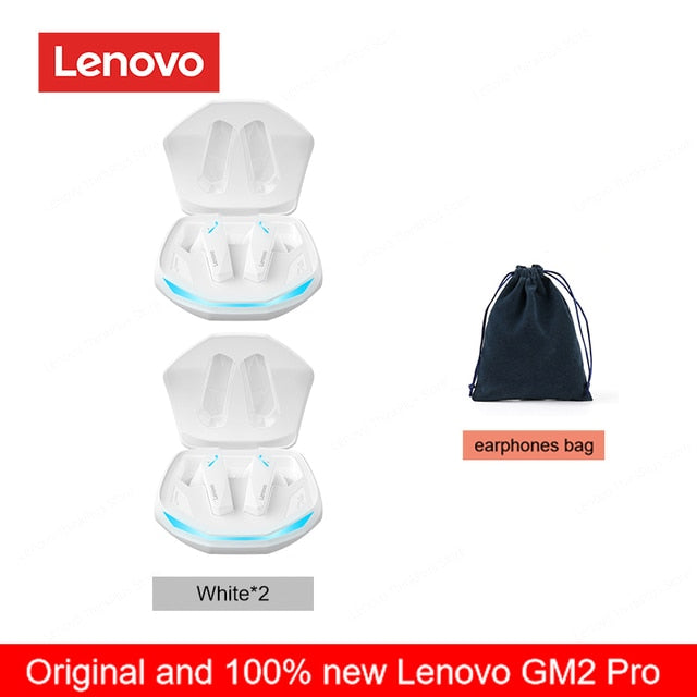 Fone de Ouvido Lenovo Gm2 Pro Gamer Music Bluetooth 5.3