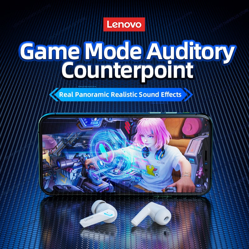 Fone de Ouvido Lenovo Gm2 Pro Gamer Music Bluetooth 5.3